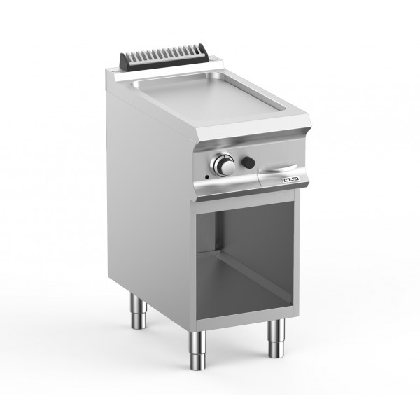 CHROMED SMOOTH PLATE GAS ON OPEN STAND - MBM