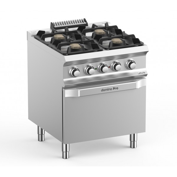 4 BURNERS ON ELECTRIC VENTILATED OVEN - MBM