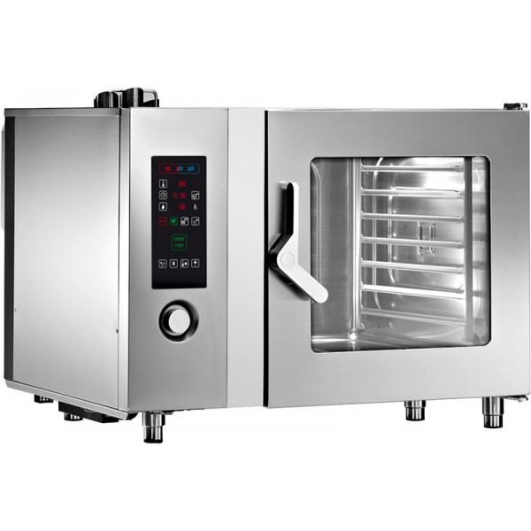 ELECTRIC COMBI OVEN 8X2/1GN AUTOMATIC WASHING SYSTEM - Angelo Po